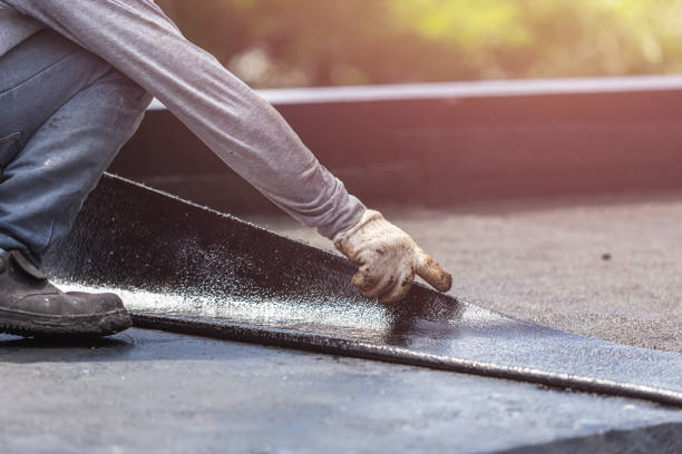 Professional Crawl Space Encapsulation technician working in Mayville, NY
